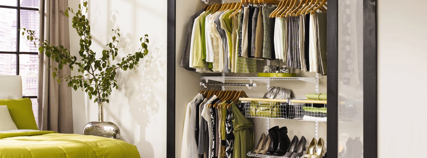 open wardrobes are a great way to get more space from your closet