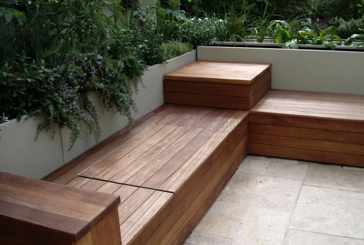 patio storage bench plans